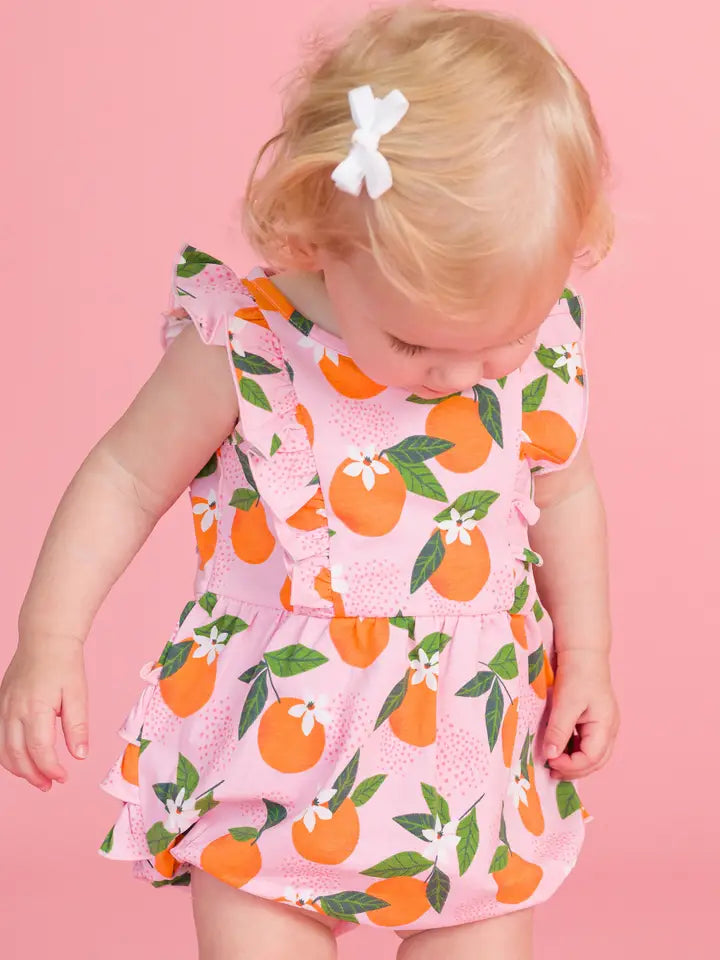 Baby Girls Orange You the Sweetest Tank Waterfall