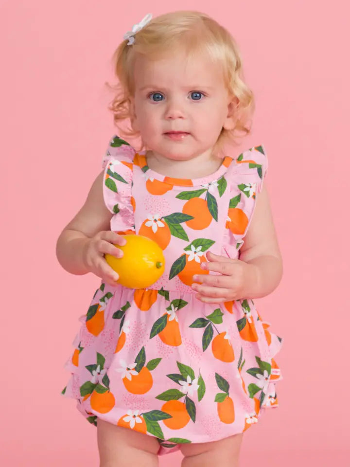 Baby Girls Orange You the Sweetest Tank Waterfall