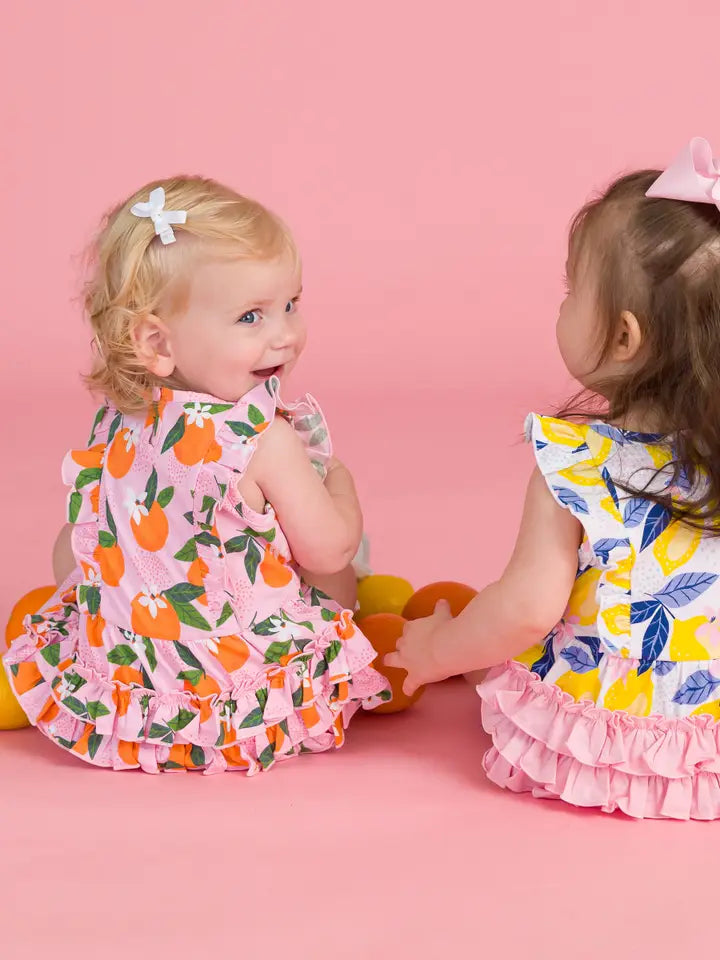 Baby Girls Orange You the Sweetest Tank Waterfall