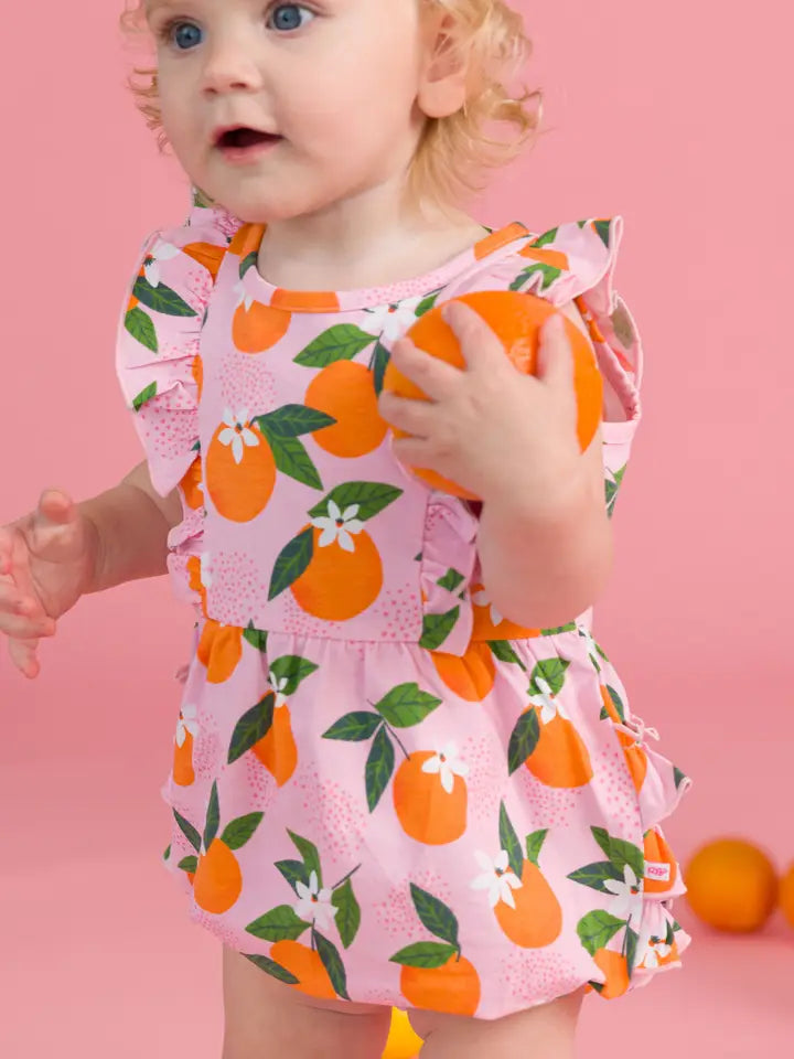 Baby Girls Orange You the Sweetest Tank Waterfall